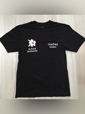 NWOT Tenore Alexis Tangaro Black Tee Shirt, XS